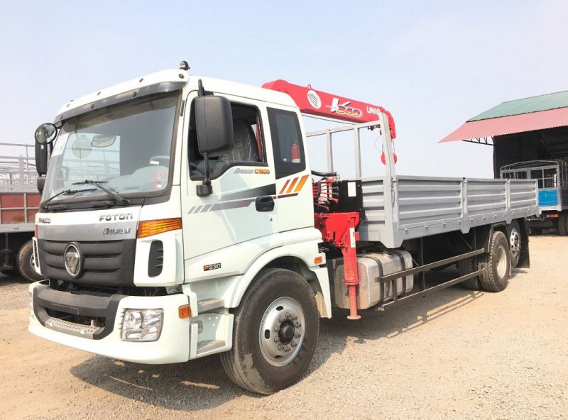 Xe tải Foton Thaco Auman C1500/P230 gắn cẩu URV344